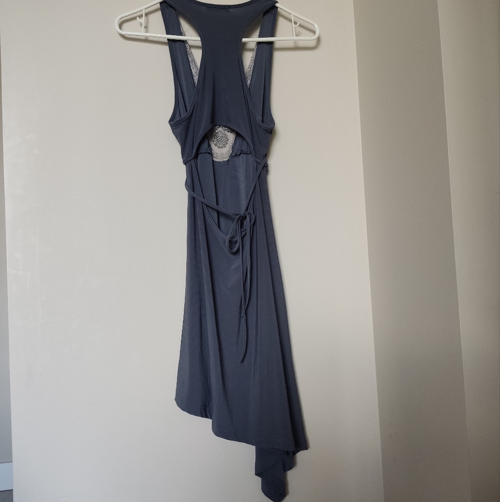 Grey Assymetrical summer dress Size S